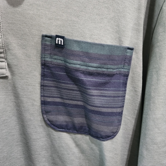 TRAVIS MATHEW Patterned Pocket Golf Polo Shirt XL TPC Scottsdale Arizona - Picture 5 of 5